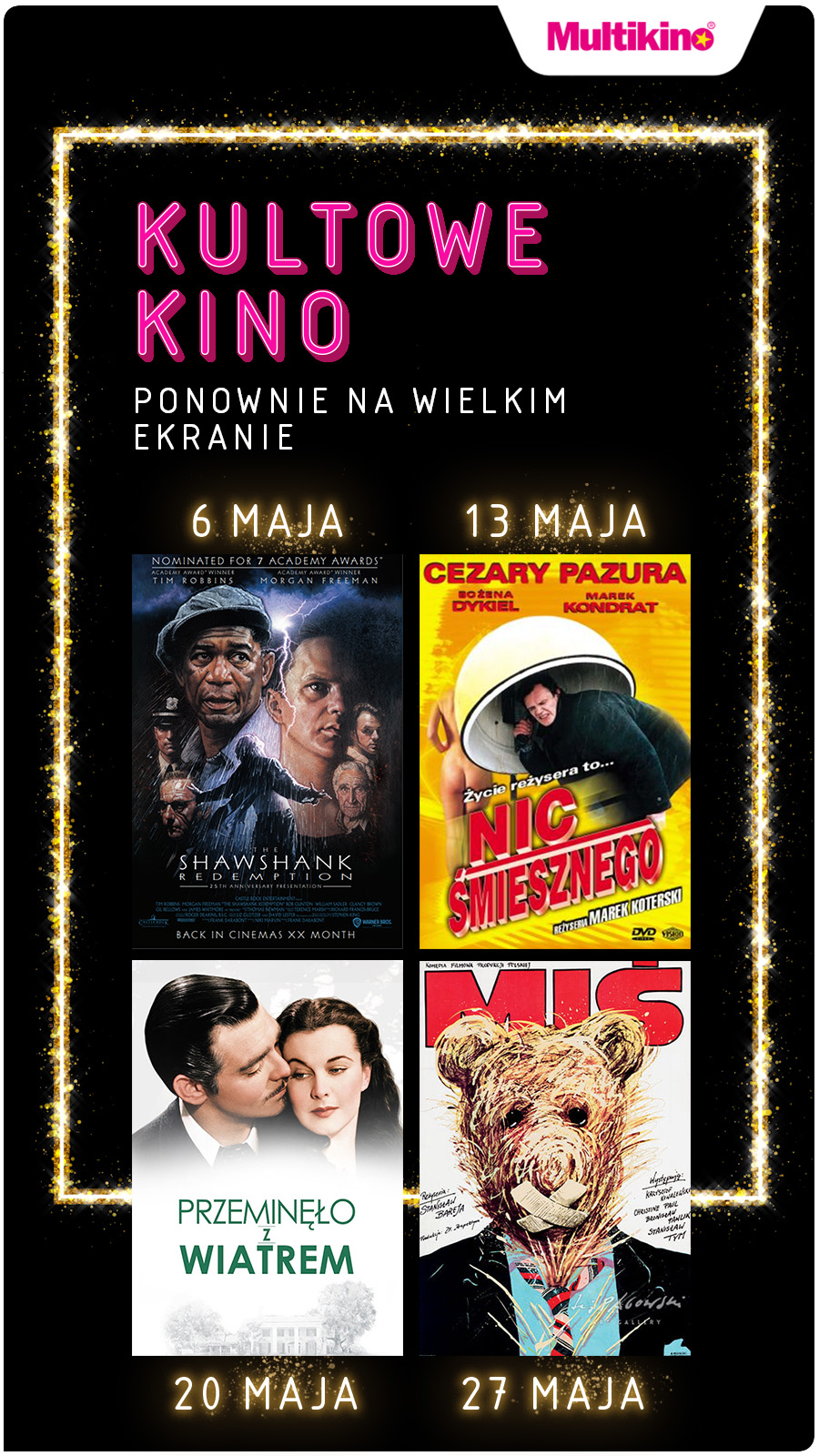 „Kultowe Kino” już w maju w Multikinie!